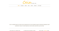 Desktop Screenshot of ceiakitchenbar.com